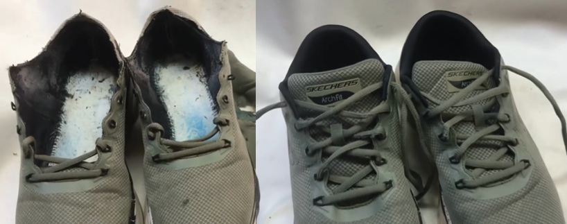 Ayakkabı tamiri önce sonra